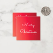 Simpel zegt het het beste notitiekaartje (Voorkant / Achterkant in situ)