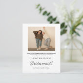 Simpel & Zweet Bruidsmeisje Voorstel Foto (Staand voorkant)