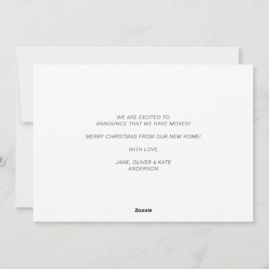 simpele aankondiging van fern - vakantie (Achterkant)