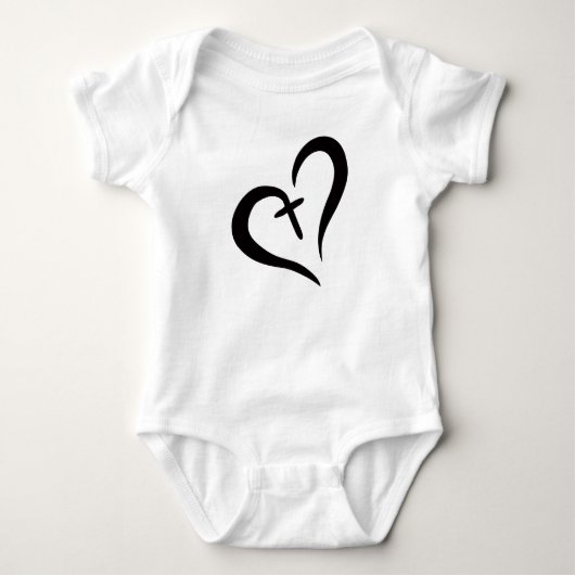 simpele chic Love en Faith | Romper (Voorkant)