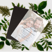 simpele elegante uitnodiging voor een fotobruiloft