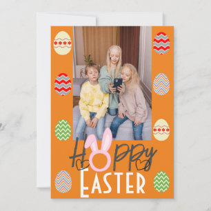 simpele esster bunny eenvoudig voor schattige kind feestdagenkaart