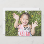 simpele esster bunny simpel voor schattige kinder  feestdagenkaart (Voorkant)