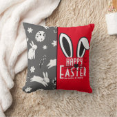 simpele esster bunny simpele leuke familie kussen (Deken)