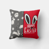 simpele esster bunny simpele leuke familie kussen (Achterkant)