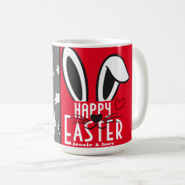 simpele esster bunny simpele schattige familie koffiemok