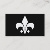 simpele fleur de lys visitekaartje (Achterkant)