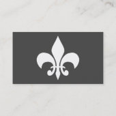 simpele fleur de lys visitekaartje (Achterkant)