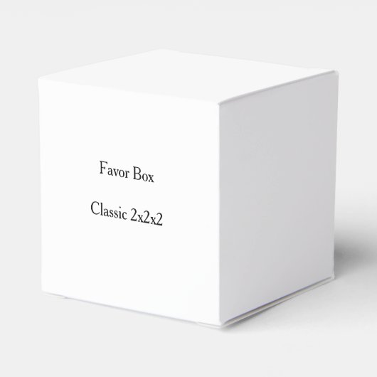 simpele Gable Classic 2x2x2 Bedankdoosjes (Achterkant)