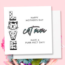 Simpele Gelukkige Moederdag Van De Kat Purrfect