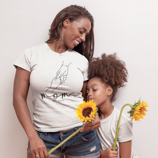 Simpele Gevestigde Moeder T-shirt