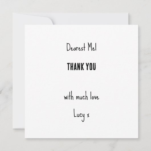 Simpele grappige schattige Springer Spaniel hond D Kaart (Achterkant)