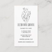 simpele Hartdokter Visitekaartje (Achterkant)