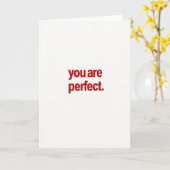 Simpele Jij Bent Perfecte Kaart (Gele Bloem)