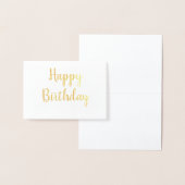 simpele kalligrafische kaart met minimale geboorte (Display)