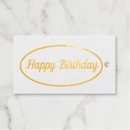 simpele klassieke labels met een cadeautje voor ge