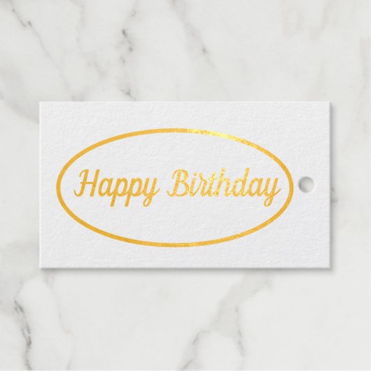 simpele klassieke labels met een cadeautje voor ge (Voorkant (horizontaal))