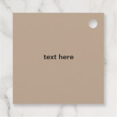 simpele klassieke labels met een cadeautje voor ge (Achterkant)