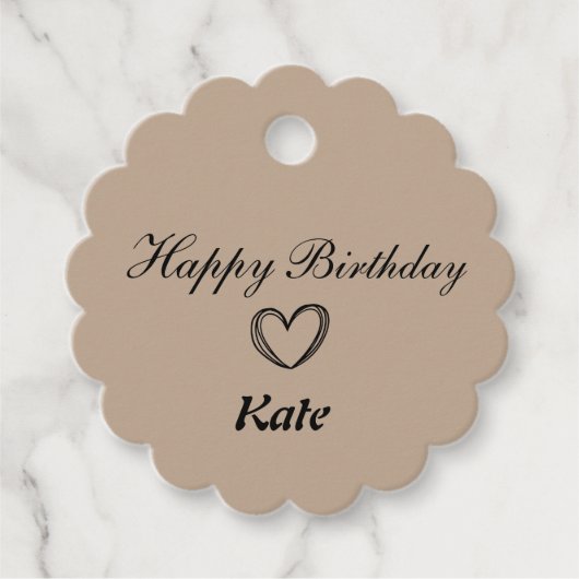 simpele klassieke labels met een cadeautje voor ge (Voorkant)