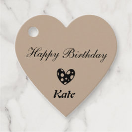 simpele klassieke labels met een cadeautje voor ge