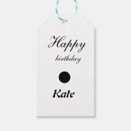 simpele klassieke labels met een cadeautje voor ge cadeaulabel