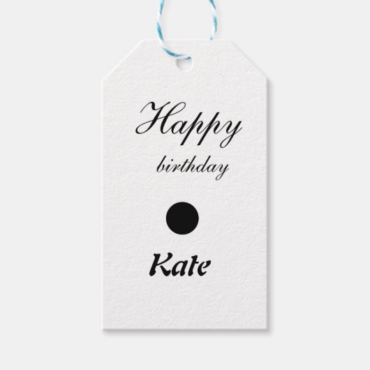 simpele klassieke labels met een cadeautje voor ge cadeaulabel (Voorkant)