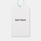 simpele klassieke labels met een cadeautje voor ge cadeaulabel (Achterkant)