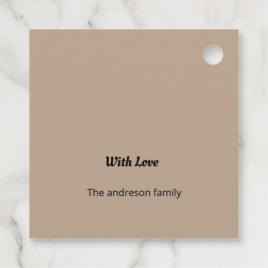 simpele kleine elegante gelukkige verjaardag dank bedankjes labels (Achterkant)