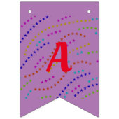 simpele kleine kleurrijke verjaardag vlaggetjes (Tweede vlag)