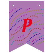 simpele kleine kleurrijke verjaardag vlaggetjes (Derde vlag)