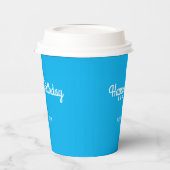 simpele minimale geboortedatum voeg jouw tekst naa papieren bekers (Links)