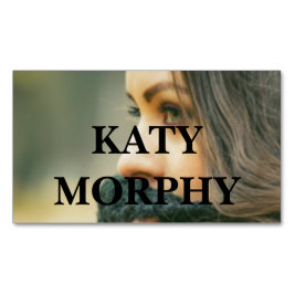 simpele moderne professionele fotokalligrafie squa magnetisch visitekaartje