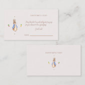 Simpele Peter de Konijn Informatiekaartje (Voorkant / Achterkant)