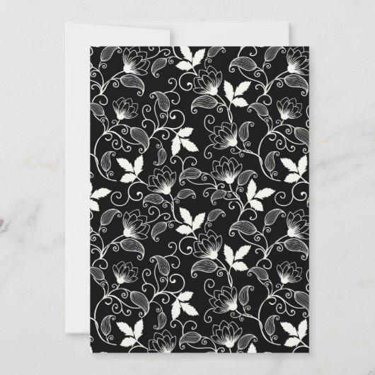 simpele scriptbridale doucheuitnodiging kaart (Achterkant)