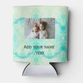 simpele ster sparkle gliter voegt aangepaste tekst blikjeskoeler (Voorkant)