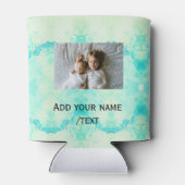 simpele ster sparkle gliter voegt aangepaste tekst blikjeskoeler (Achterkant)