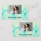 simpele ster sparkle gliter voegt aangepaste tekst visitekaartje (Voorkant / Achterkant)