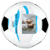 simpele ster sparkle gliter voegt aangepaste tekst voetbal (Gedraaid)