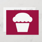 simpele taart briefkaart (Voorkant / Achterkant)