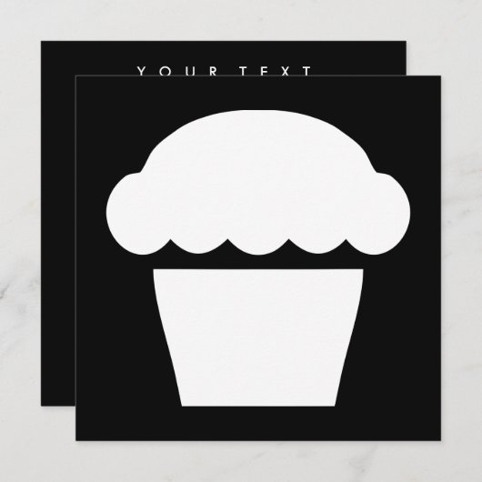 simpele taart / maaidorrel kaart (Voorkant / Achterkant)