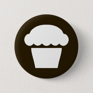 simpele taart / maaidorrel ronde button 5,7 cm