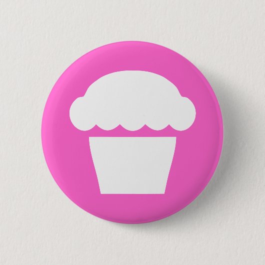 simpele taart / maaidorrel ronde button 5,7 cm (Voorkant)