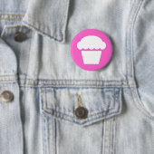 simpele taart / maaidorrel ronde button 5,7 cm (In situ)