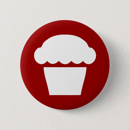 simpele taart / maaidorrel ronde button 5,7 cm (Voorkant)