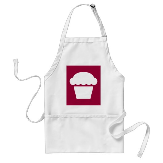 simpele taart / maaidorrel standaard schort (Voorkant)