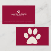 simpele tapijtschaaf visitekaartje (Voorkant / Achterkant)