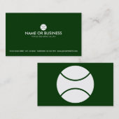 simpele tennis visitekaartje (Voorkant / Achterkant)