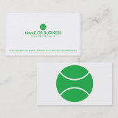 simpele tennis visitekaartje (Voorkant / Achterkant)