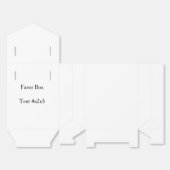 simpele Tent 4x2x5 Bedankdoosjes (Ongevouwen)
