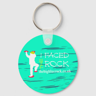 simpele turquoise sleutelhanger